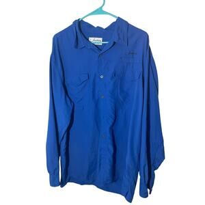Jawbone Tackle Co. Long Sleeve Button Down Shirt Men's Sportswear Fishing SZ XL